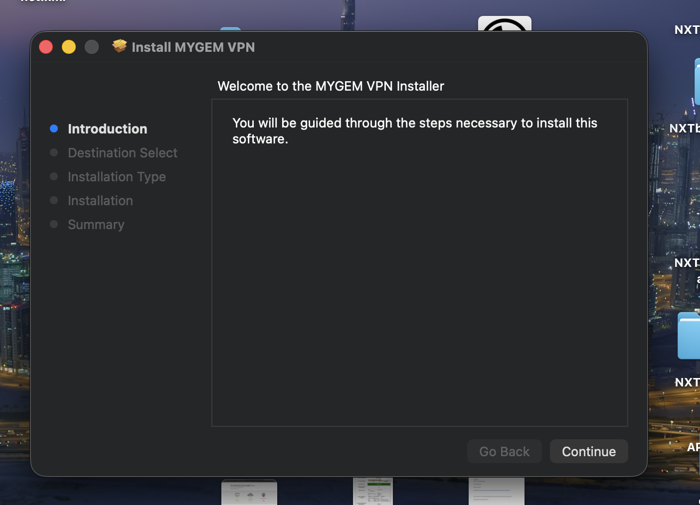 Step 3: Click Continue