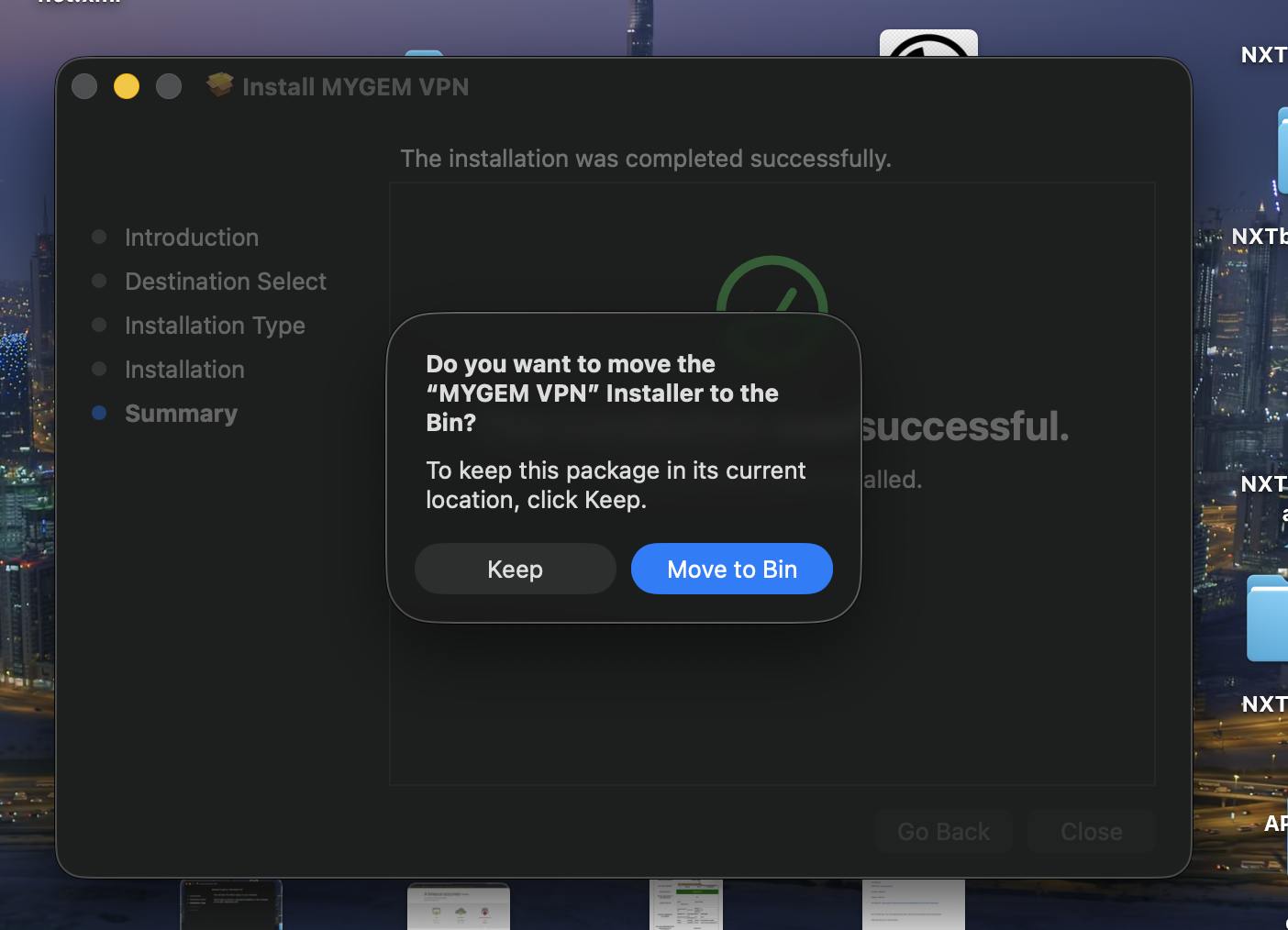 Step 5: Installation Complete